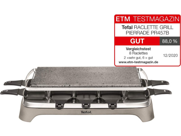 Tefal Inox & Design PR457B12 - Steengrill (Steen gescheurd) – foto 4 – kavel bij XL Auctions