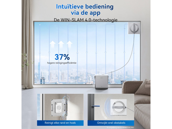 ECOVACS WINBOT W2 PRO Omni raamreinigingsrobot 6-in-1 – foto 5 – kavel bij XL Auctions