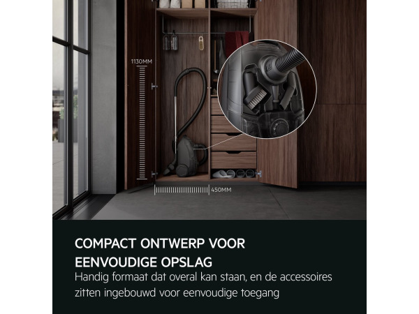 AEG AB31C1GG CLEAN 3000 - Stofzuiger met zak - Hepa 14 – foto 5 – kavel bij XL Auctions