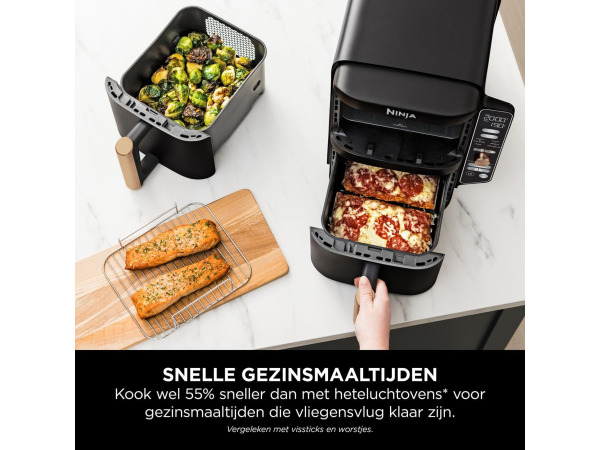 +Ninja Double Stack XL Airfryer - SL400EUCP - 9,5L (Schade) – foto 9 – kavel bij XL Auctions