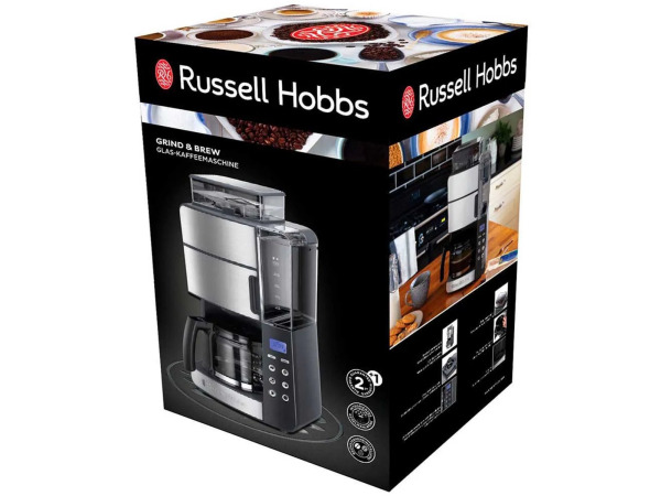 Russell Hobbs Grind & Brew - Filterkoffiezetapparaat 1,25L – foto 2 – kavel bij XL Auctions