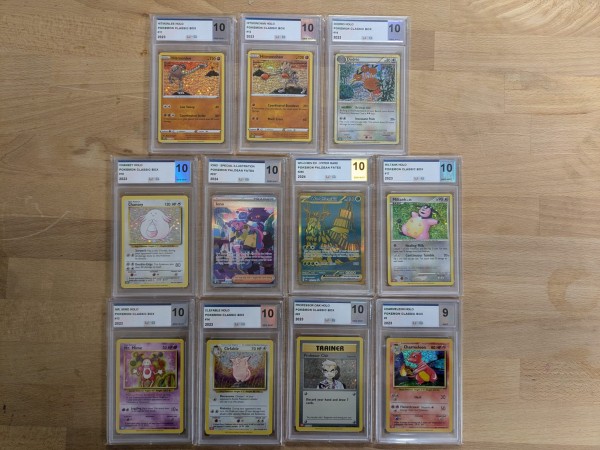 11 Graded Pokemon kaarten Mixed Collection 