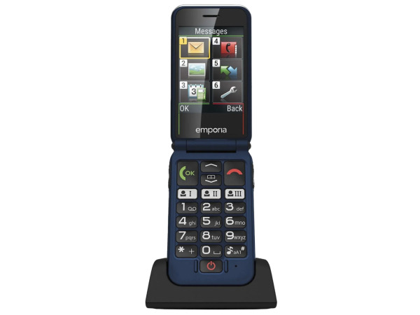 Emporia Joy LTE - Blauw - Senioren Mobiele Telefoon