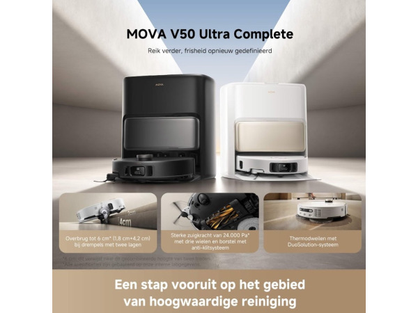 MOVA V50 Ultra Complete – Robotstofzuiger met Dweilfunctie – foto 9 – kavel bij XL Auctions