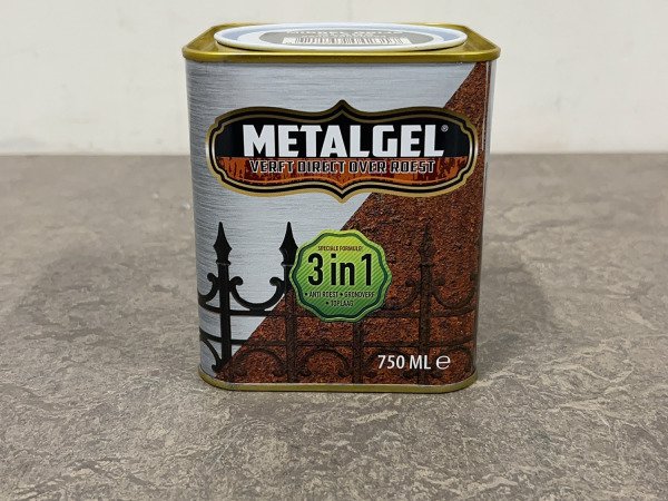 6x Metalgel 3-in-1 lak middelgrijs glans 750ml – kavel bij XL Auctions
