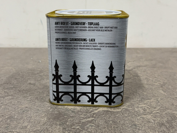 6x Metalgel 3-in-1 lak middelgrijs glans 750ml – foto 3 – kavel bij XL Auctions