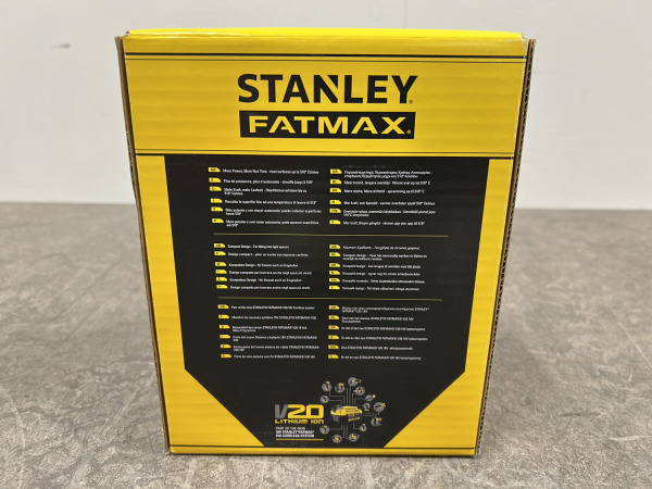 Stanley heteluchtpistool 18V body SFMCE530B-XJ – foto 2 – kavel bij XL Auctions