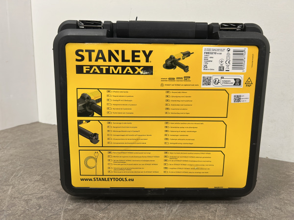 Stanley Fatmax haakse slijper ø115mm 850W FMEG210K – foto 6 – kavel bij XL Auctions