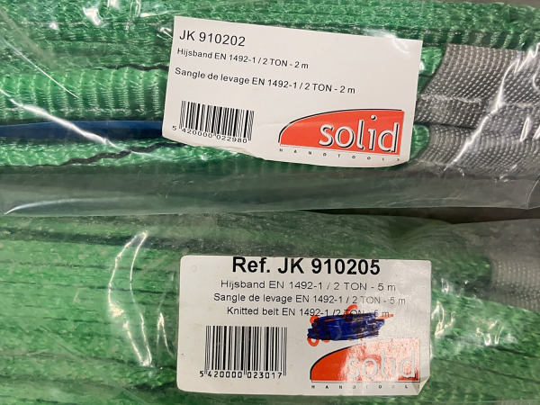 Solid hijsbanden diverse set 3-delig – foto 4 – kavel bij XL Auctions