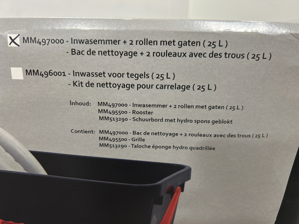 2x Het Melkmeisje inwasemmer 22L met rollenset – foto 4 – kavel bij XL Auctions