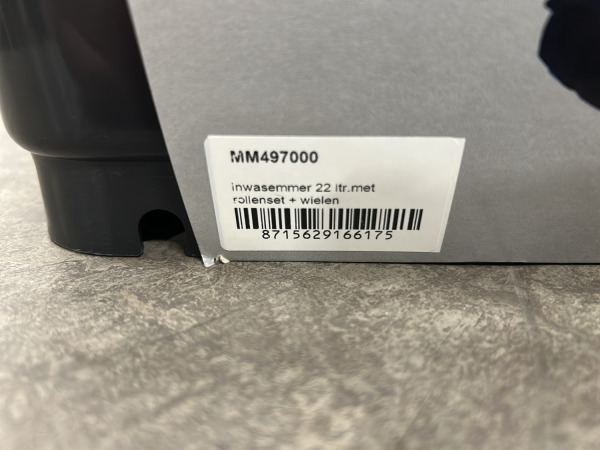 2x Het Melkmeisje inwasemmer 22L met rollenset – foto 5 – kavel bij XL Auctions