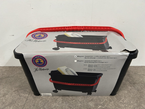2x Het Melkmeisje inwasemmer 22L met rollenset – foto 6 – kavel bij XL Auctions