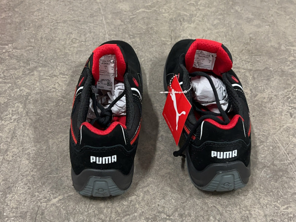 Puma veiligheidsschoen maat 41 S3 Touring zwart/rood – foto 5 – kavel bij XL Auctions