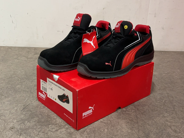 Puma veiligheidsschoen maat 46 S3 Touring zwart/rood – foto 2 – kavel bij XL Auctions