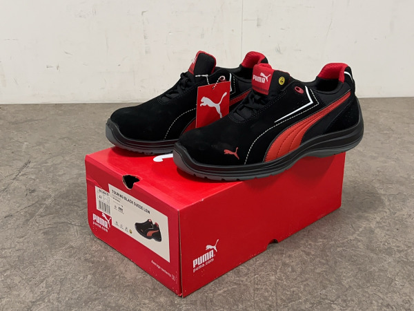 Puma veiligheidsschoen maat 43 S3 Touring zwart/rood – foto 2 – kavel bij XL Auctions