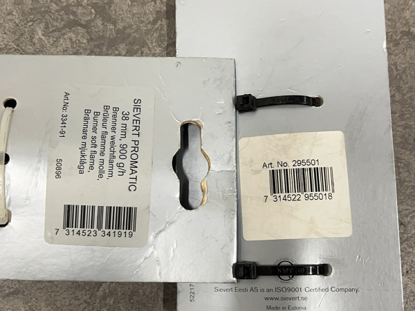 Sievert CFH toebehoren voor gasbrander set 5-delig – foto 6 – kavel bij XL Auctions