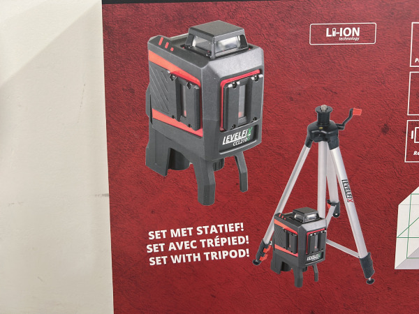 Levelfix kruislijnlaser groen met statief CCL210G – foto 2 – kavel bij XL Auctions
