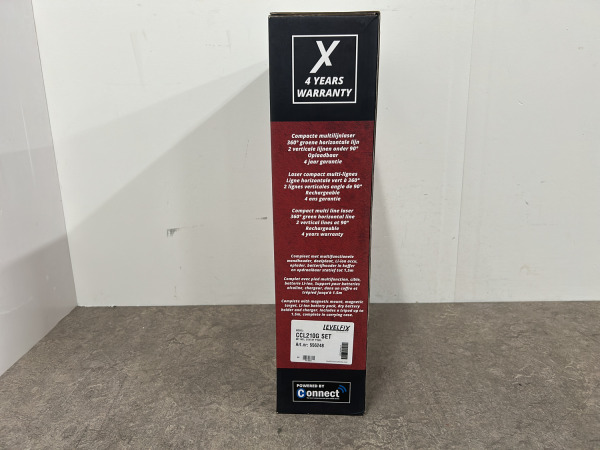 Levelfix kruislijnlaser groen met statief CCL210G – foto 5 – kavel bij XL Auctions