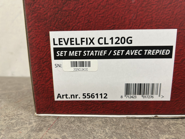 Levelfix kruislijnlaser groen set met statief CL120G – foto 6 – kavel bij XL Auctions