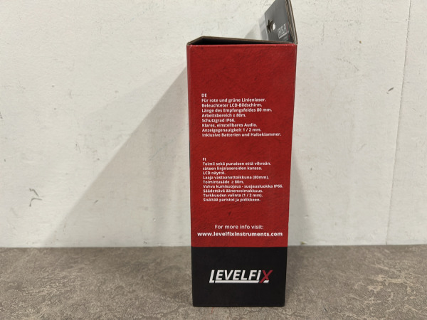 Levelfix handontvanger voor lijnlasers LLD200GR – foto 3 – kavel bij XL Auctions