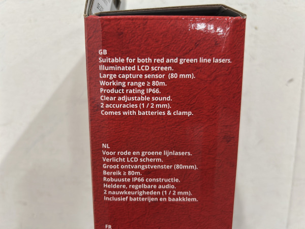 Levelfix handontvanger voor lijnlasers LLD200GR – foto 5 – kavel bij XL Auctions