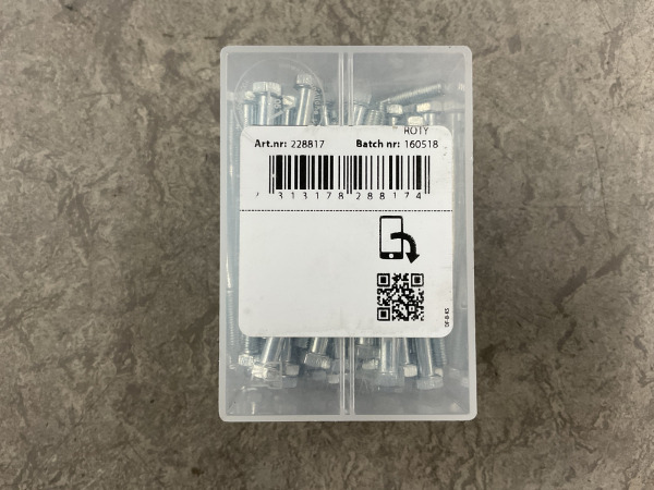 15x Dynafast zeskantschroef M5x70mm 100-pack – foto 4 – kavel bij XL Auctions