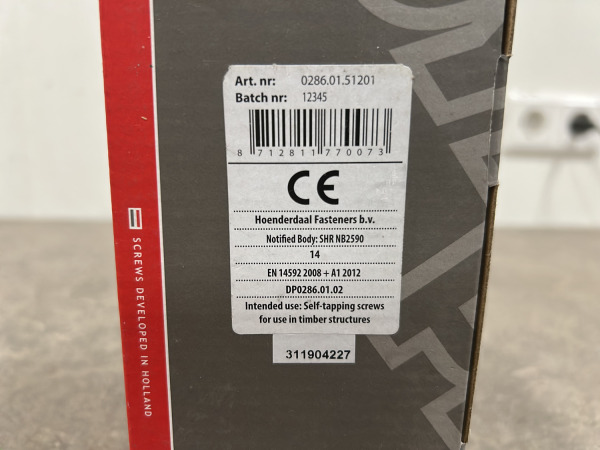 5x Dynaplus houtbouwschroef ø6x160mm 50-pack – foto 7 – kavel bij XL Auctions