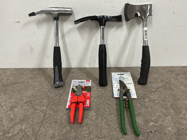 Slag- en knipgereedschap set 5-delig – kavel bij XL Auctions