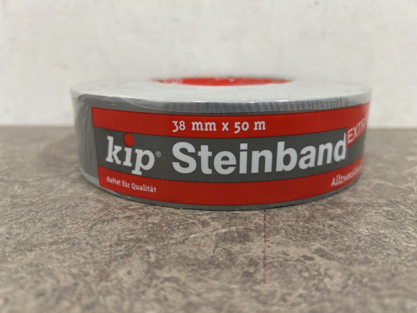 6x Kip steenband Extra 50m x 38mm zilver – foto 3 – kavel bij XL Auctions