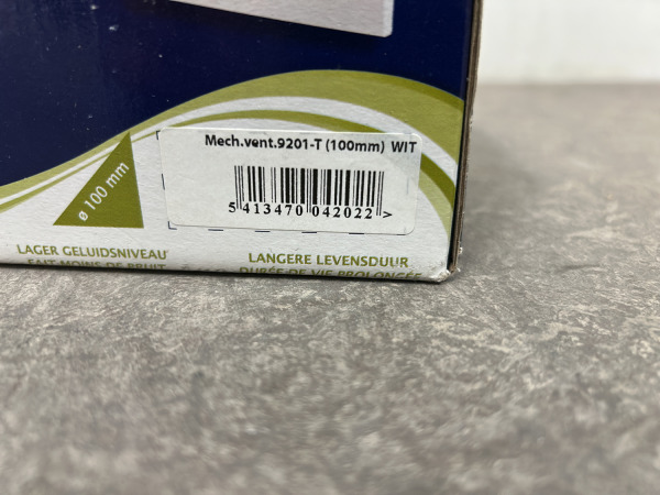 Renson ventilator ø100mm met timer Greenwave – foto 6 – kavel bij XL Auctions