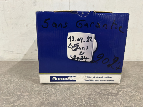 Renson ventilator met vochtsensor ø100mm grijs – foto 5 – kavel bij XL Auctions