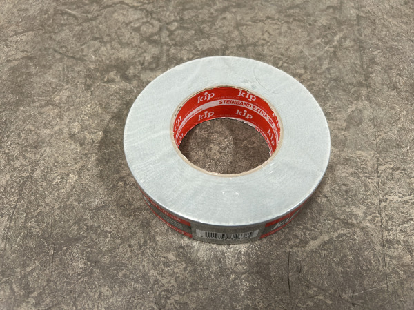6x Kip steenband Extra 50m x 38mm zilver – foto 4 – kavel bij XL Auctions
