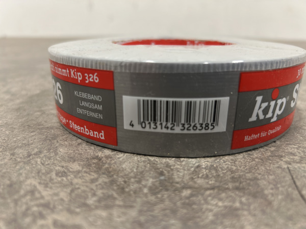 6x Kip steenband Extra 50m x 38mm zilver – foto 5 – kavel bij XL Auctions