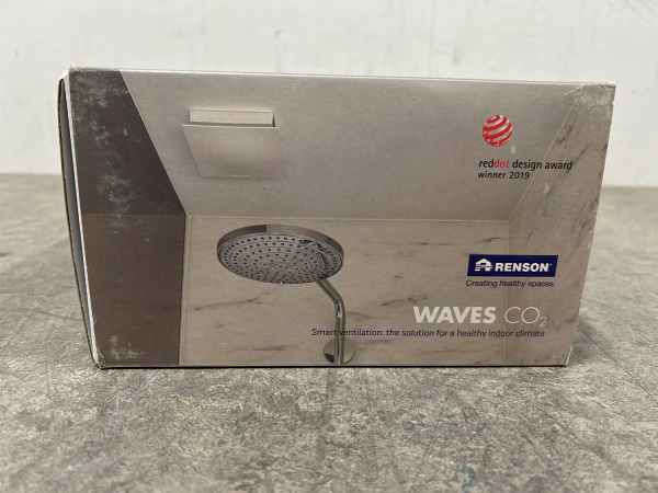 Renson ventilator met vocht en CO2 sensor ø100mm Waves – foto 4 – kavel bij XL Auctions