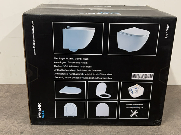 Dynamic Way wandtoilet The Royal Flush – foto 6 – kavel bij XL Auctions