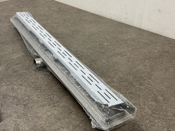 Dynamic douchegoot 900x70mm net muurflens RVS – foto 2 – kavel bij XL Auctions
