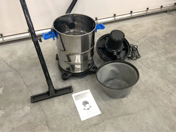 Industriële nat- en droog stofzuiger 25L 1200W – foto 4 – kavel bij XL Auctions