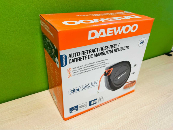 Daewoo luchtslanghaspel 20m automatisch oprolbaar DAPAHR20 – foto 5 – kavel bij XL Auctions