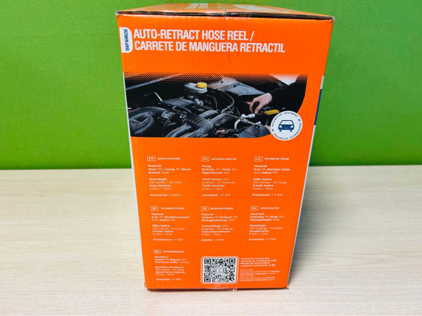 Daewoo luchtslanghaspel 20m automatisch oprolbaar DAPAHR20 – foto 7 – kavel bij XL Auctions