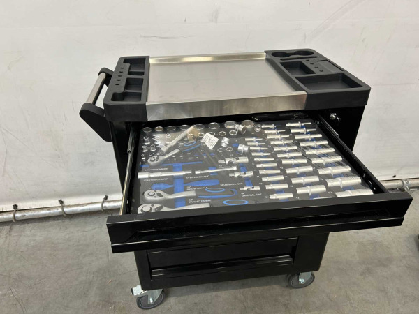 gereedschapswagen 250-delig met 7 lades – foto 3 – kavel bij XL Auctions