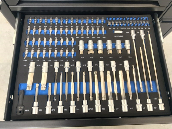 gereedschapswagen 250-delig – foto 3 – kavel bij XL Auctions