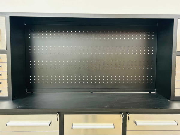 Garagewerkbank met 33 lades 285x67x190cm – foto 6 – kavel bij XL Auctions
