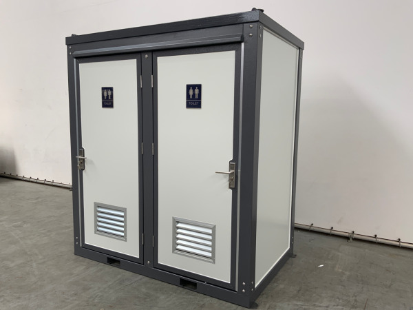 RTE sanitairunit dubbele toiletcabine 205x128x230cm – foto 2 – kavel bij XL Auctions