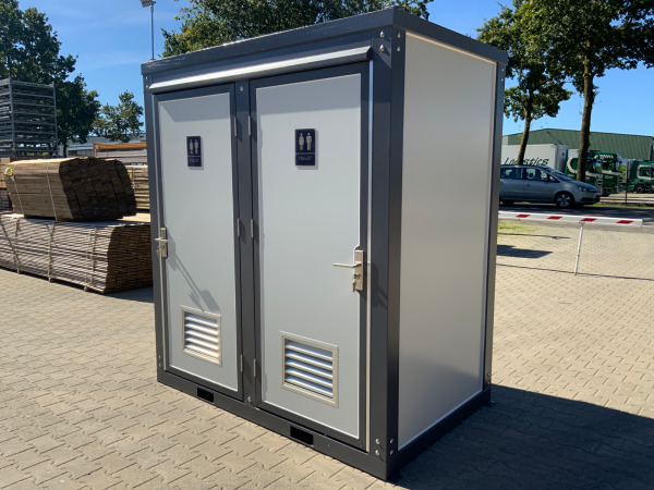 RTE sanitairunit dubbele toiletcabine 205x128x230cm – foto 11 – kavel bij XL Auctions