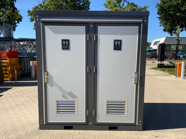 RTE sanitairunit dubbele toiletcabine 205x128x230cm – foto 12 – kavel bij XL Auctions
