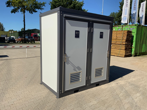 RTE sanitairunit dubbele toiletcabine 205x128x230cm – foto 13 – kavel bij XL Auctions