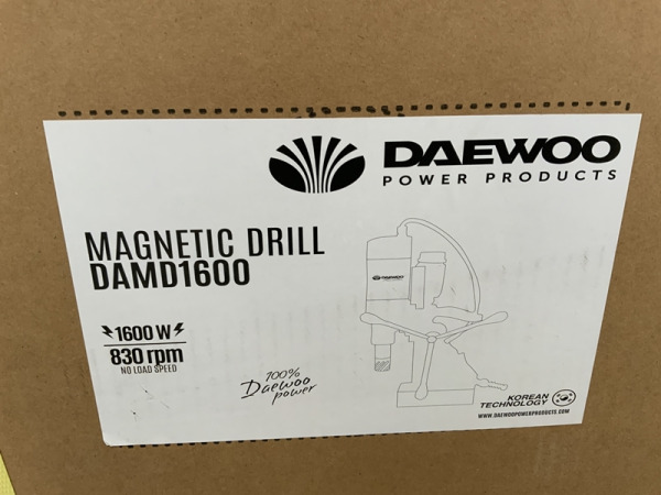 Daewoo magnetische boormachine DAMD1600 – foto 12 – kavel bij XL Auctions