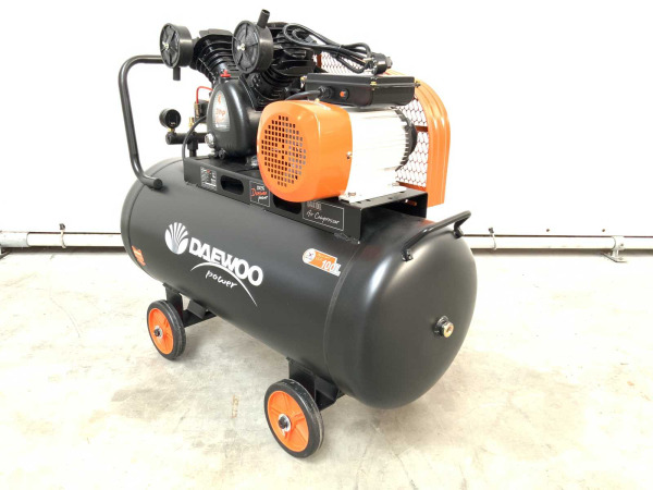 Daewoo luchtcompressor 100L DAAX100L – foto 5 – kavel bij XL Auctions
