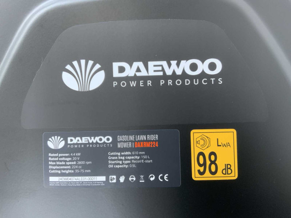 Daewoo zitmaaier 224cc DAXRM224 – foto 14 – kavel bij XL Auctions