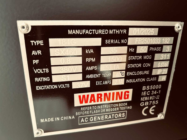 RTE noodstroom-aggregaat 35kVa diesel – foto 18 – kavel bij XL Auctions